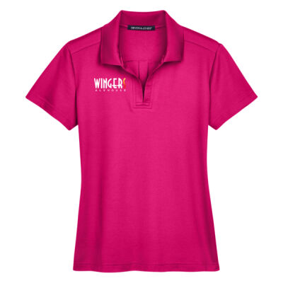 Crown Lux Performance Plaited Polo-Wingers Alehouse Logo Thumbnail