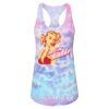 Women's Tie-Dyed Racerback Tank Top Thumbnail